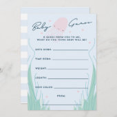 Onder het Zee Jellyfish Baby Kaart (Voorkant / Achterkant)