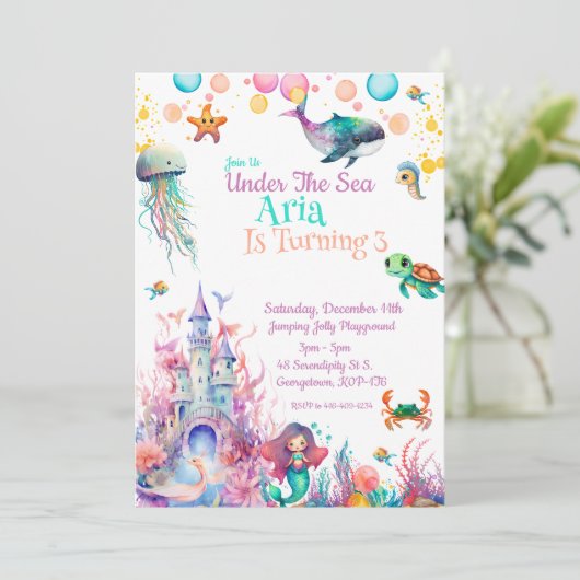 Onder het Zee Kaart (Staand voorkant)