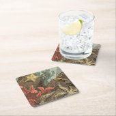 Onder het Zee Kartonnen Onderzetters (Insitu)