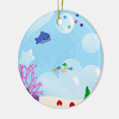 Onder het Zee Keramisch Ornament (Links)