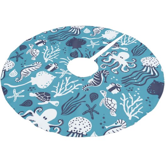 Onder het Zee Kerstboom Rok (Gekanteld)