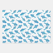 Onder het Zee kinder oceaan vissen haai Inpakpapier Vel (Voorkant 2)