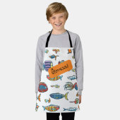 Onder het zee kinder schort (Gedragen)