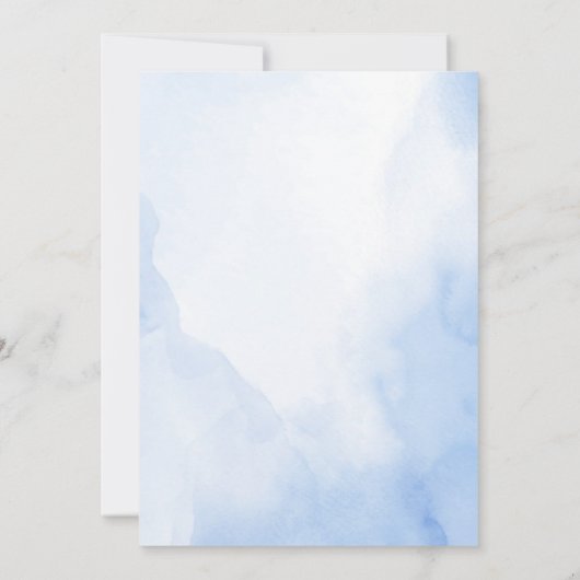 Onder het Zee Kinderen Birthday Party Kaart (Achterkant)