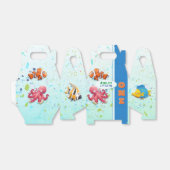 Onder het Zee Kinderen Verjaardag Bedankdoosjes (Uitgevouwen)