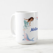 Onder het zee kinderen verjaardagscadeau mok (Voorkant links)