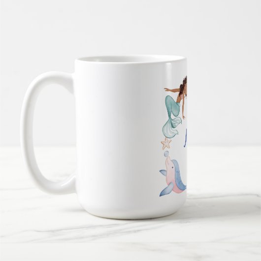 Onder het zee kinderen verjaardagscadeau mok (Links)