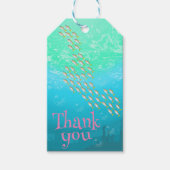 Onder het Zee kleine vis verjaardagsfeest Cadeaulabel (Voorkant)