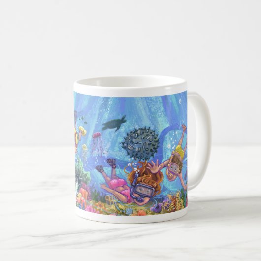 Onder het Zee Koffiemok (Voorkant rechts)