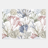 Onder het Zee Koralen en Zeesterren Inpakpapier Vel (Voorkant 2)