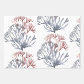 Onder het Zee Koralen en Zeesterren Inpakpapier Vel (Voorkant)