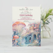 Onder het Zee Leven Verjaardagsfeest Kaart (Staand voorkant)