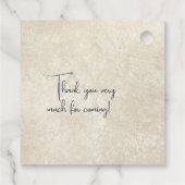 Onder het Zee Little Pearl Baby shower Bedankjes Labels (Achterkant)