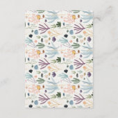 Onder het Zee Luier Raffle Invitation Insert Informatiekaartje (Achterkant)