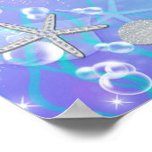 Onder het Zee Magical Birthday Party Banner Poster (Hoek)