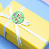 Onder het Zee Magical Mermaid Girly foto Ronde Sticker