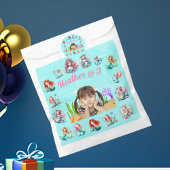 Onder het Zee Magical Mermaids Girly Birthday Ronde Sticker