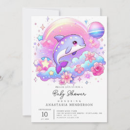 Onder het Zee Majestic Dolphin Baby Kaart