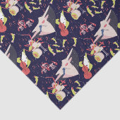 Onder het Zee Marine Animals Music Song Tissuepapier (Detail)