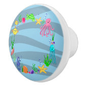 Onder het Zee Marine Creatures Ceramic Knob Keramische Knop (Rechts)
