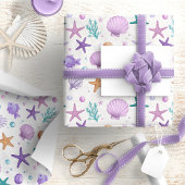 Onder het Zee Marine Life Pattern ID1143 Cadeaupapier