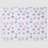 Onder het Zee Marine Life Pattern ID1143 Tissuepapier (Voorkant)