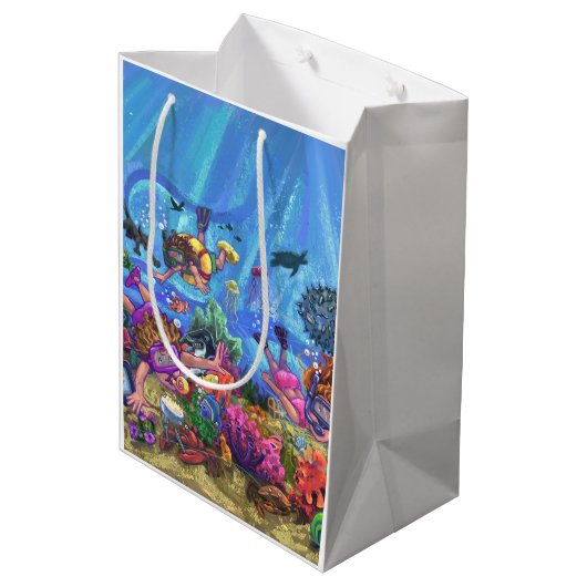 Onder het Zee Medium Cadeauzakje (Achterkant Gekanteld)