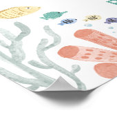 Onder het Zee Meisjes 1e verjaardag welkom Poster (Hoek)