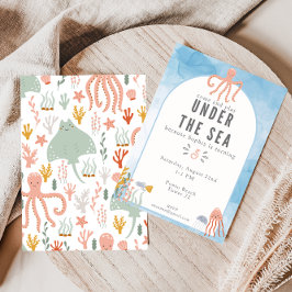 Onder het Zee Meisjes Verjaardag Kaart