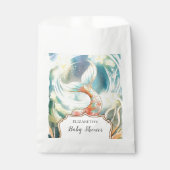 Onder het Zee Mermaid Baby shower Bedankzakje (Voorkant)