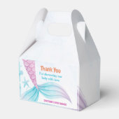 Onder het Zee Mermaid Baby shower partij Bedankdoosjes (Voorkant Zijde)