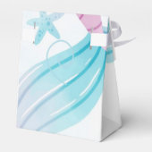 Onder het Zee Mermaid Baby shower partij Bedankdoosjes (Achterkant)