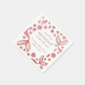 Onder het Zee Mermaid Baby shower Servet (Hoek)