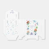 Onder het Zee Mermaid Birthday Party Bedankdoosjes (Uitgevouwen)
