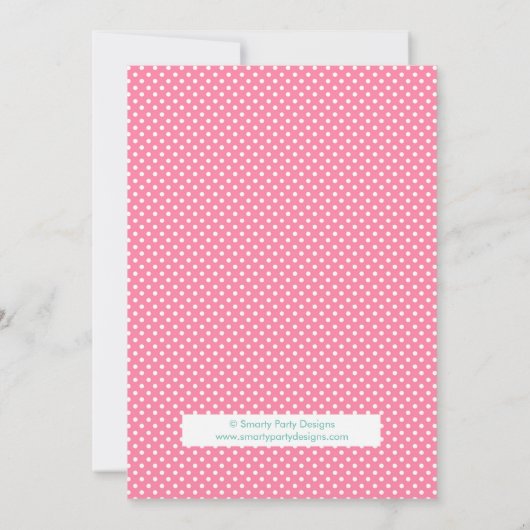 Onder het Zee Mermaid Birthday Party Invitation Kaart (Achterkant)