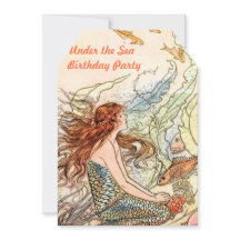 Onder het Zee Mermaid Birthday Party