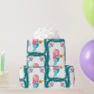 Onder het Zee Mermaid Cadeaupapier