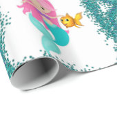 Onder het Zee Mermaid Cadeaupapier (Rol Hoek)