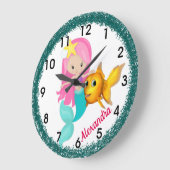 Onder het Zee Mermaid Grote Klok (Hoek)