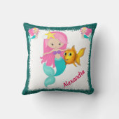 Onder het Zee Mermaid Kussen (Achterkant)