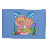 Onder het Zee Mermaid Kussensloop (Achterkant-Links)