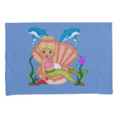 Onder het Zee Mermaid Kussensloop (Voorkant-Rechts)