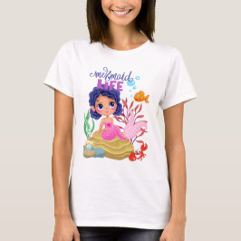 Onder het Zee Mermaid Life T-shirt
