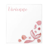 Onder het Zee Mermaid Notitieblok (Voorkant)