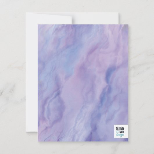 Onder het Zee Mermaid Notitiekaartje (Achterkant)