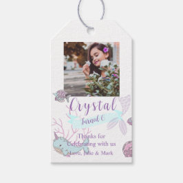 Onder het Zee, Mermaid Photo, 6th Birthday Cadeaulabel