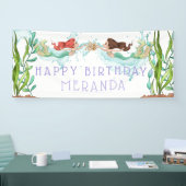 Onder het Zee Mermaid Spandoek (Beurs)