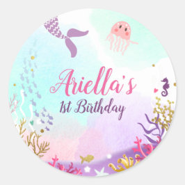 Onder het Zee Mermaid Sticker Envelope