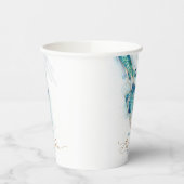 Onder het Zee Mermaid Themd Baby shower Papieren Bekers (Links)