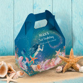Onder het Zee Mermaid Whimsical Party Bedankdoosjes
